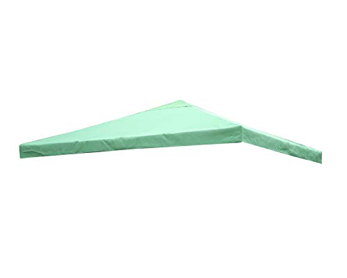 Angel Living Cubierta de Techo de Recambio para 3x3 m Gazebo de Jardín Metal, Techo Simple de reemplazo para Cenador Canopy (Verde)