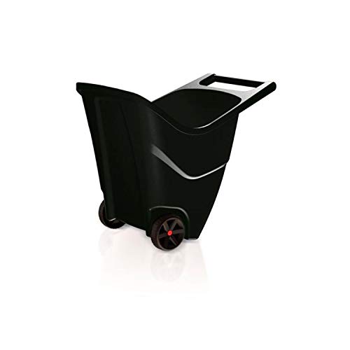Carro de jardin Prosperplast 'Load & Go' 85 L en color negro 97,9 x 59,5 x 68,9 cm