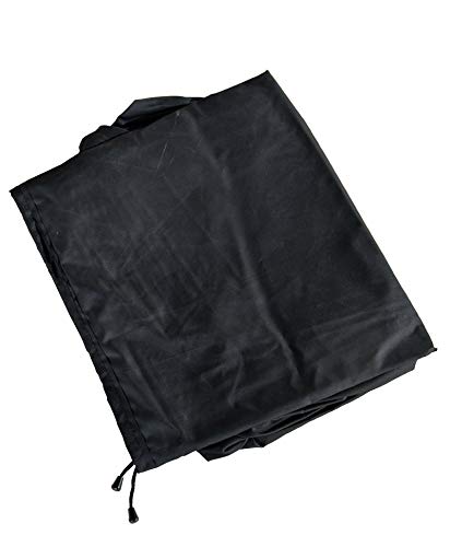 CLP Cubierta para muebles de jardín Juego de salón, resistente al agua, resistente a los rayos UV, 240 x 200 x 70 cm, color: negro