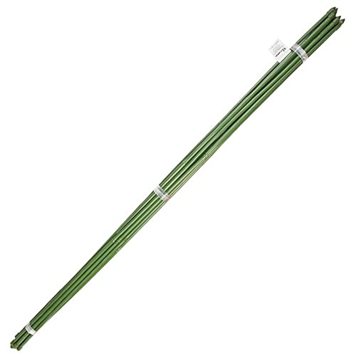 SATURNIA Tutor Varilla Bambú Plastificado Ø 8-10 mm. x 120 cm. (Paquete 10 Unidades)