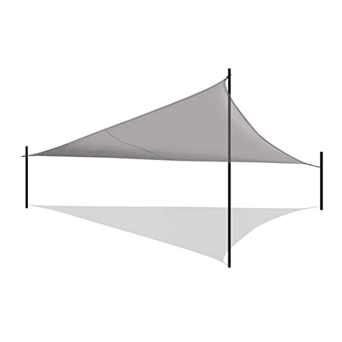 Acomoda Textil – Toldo Vela de Sombra Rectangular – Triangular Impermeable y Transpirable. Toldo de Exterior para Terraza, Jardín y Patio con Protección Rayos UV. (Gris, 2x2x2m)