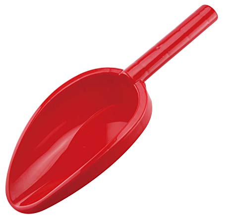 Idena-Pala de plástico Rojo, Aprox. 36,5 x 13 x 6 cm, para niños a Partir de 12 Meses, para Jugar en la Playa y en la Caja de Arena, 36 x 13 x 6 cm Berlin 40165