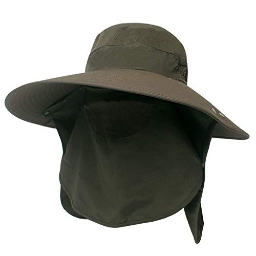 HYCOPROT Sombreros de Protección Solar, Sombrero de Boonie de Cubo Ancho Súper Ancho para Pesca, Camping, Jardinería y Navegación