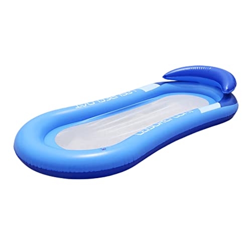 TOBILE Tumbona inflable para piscina, tumbona flotante, tumbona para piscina, piscina, fiesta, verano, color azul