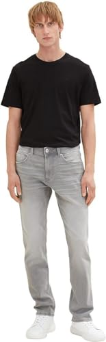 TOM TAILOR Hombre Josh Regular Slim Jeans 1035651, 10218 - Used Light Stone Grey Denim, 32W / 30L