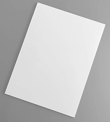 Placa de Aluminio Blanco de 3 mm Composite para Maquetas, Manualidades, Señalización, Bricolaje, Serigrafía e Impresión Digital (1 ud 21x29,7 cm)