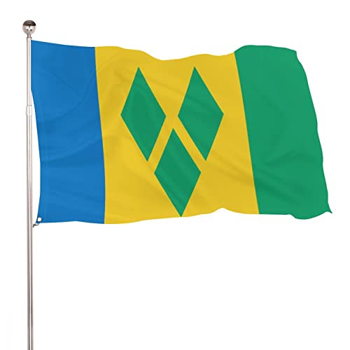Bandera de San Vicente y las Granadinas para jardín, banderas...