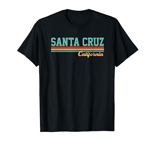 Retro Santa Cruz, California Camiseta