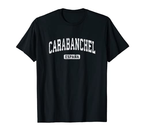 Carabanchel España Diseño Deportivo Vintage Camiseta