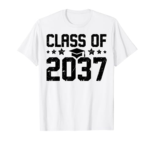 Class Of 2037 Crecer conmigo niños, primer día de jardín de infantes Camiseta