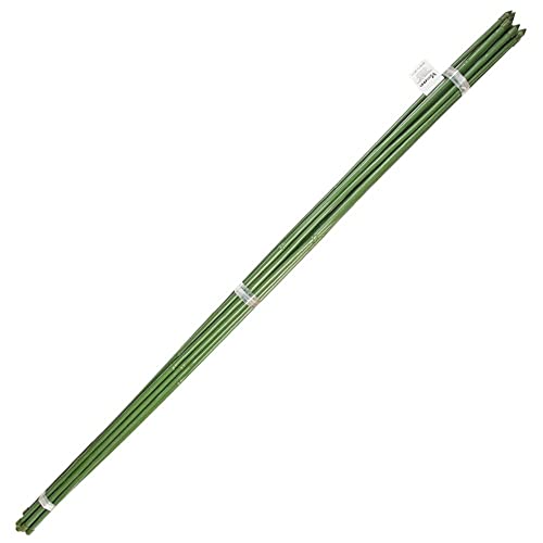 SATURNIA Tutor Varilla Bambú Plastificado Ø 12-14 mm. x 150 cm. (Paquete 10 Unidades)