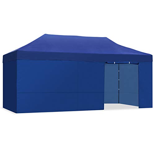 MC Haus Carple 3x6 Azul - Carpa Plegable Impermeable para Exterior, 3x6 Metros, Azul