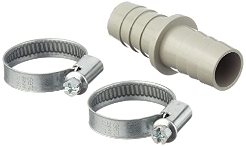 Xavax Hama - Conector de Acrilonitrilo butadieno estireno (ABS) para Empalme con Abrazaderas para Tubo de desagüe, Gris