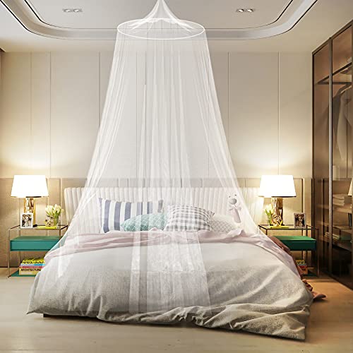 Fabu Mosquitero Grande Universal con Diseño de Cúpula, Portátil Mosquitose, para cama de Matrimonio