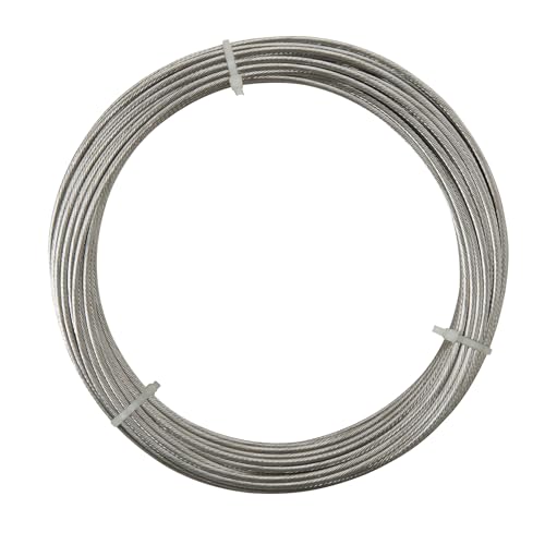 Windhager Cable de Acero Inoxidable Montaje y tensado de toldos y marquesinas, 14m x 2mm, 10822