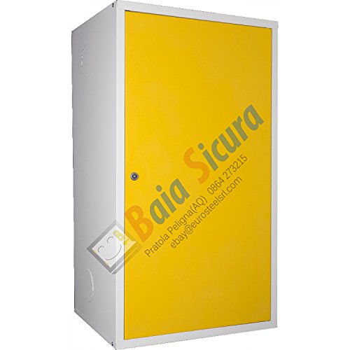 Baia Sicura Cubre Caldera Porta De Color 100 x 55 x 33 Cm Puerta Amarilla