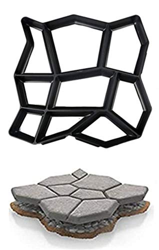RRMMAN Formas de hormigón grandes formas y formas de cemento, Rusable Patio adoquines de jardín para adoquines DIY