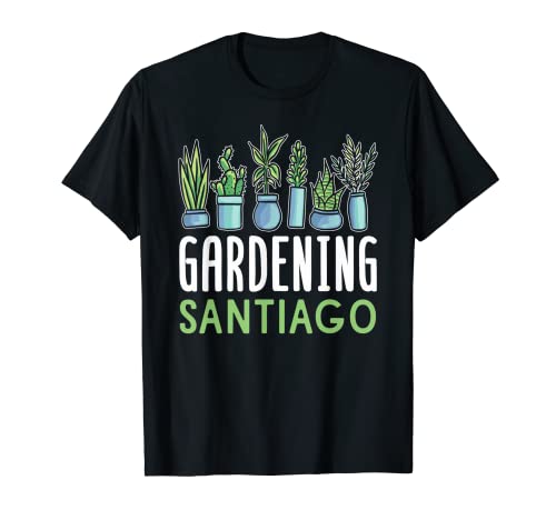 Jardinería Santiago Jardín Nombre de la planta Jardinero Camiseta