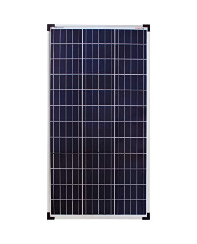 Enjoy solar Poly 80 W 12V Módulo Solar Policristalino Módulo Fotovoltaico Ideal para Autocaravana, Vivienda de Jardín, Barco