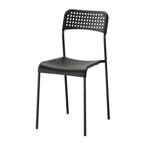 Ikea ADDE - Silla, negro