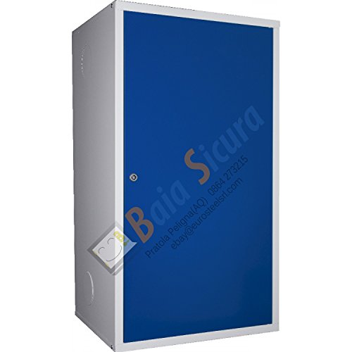 Baia Sicura Cubre Caldera Porta De Color 100 x 55 x 33 Cm Puerta Azul