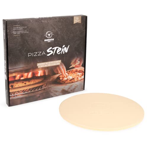 Moesta-BBQ Piedra para hornear pizzas, no. 1, redonda, 36,5 o 41 cm de diámetro -, 36,5 cm
