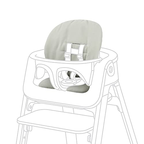 Cojín de Stokke Steps Baby Set, Verde Claro - Accesorio cómodo para Stokke Steps Baby Set - Suave, fácil de limpiar, material impermeable - Algodón lavable a máquina