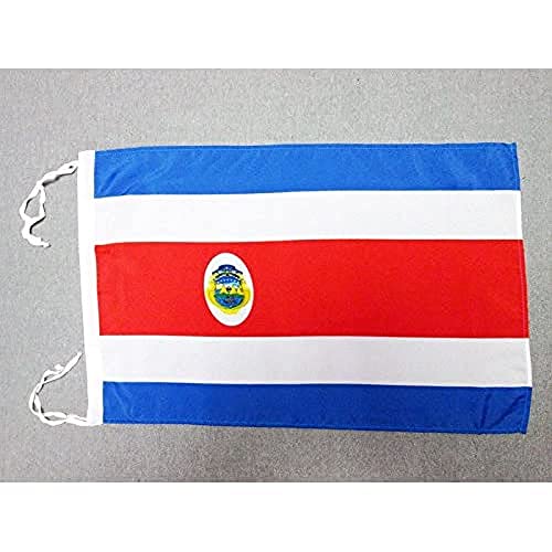 AZ FLAG Bandera de Costa Rica 45x30cm - BANDERINA COSTARRICENSE 30 x 45 cm cordeles