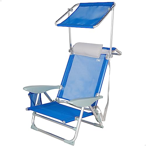 Aktive Umbrella+pocket+handle Fixed Folding Chair Aluminium 83x60x20/71 Cm 83 x 60 x 20/71 cm