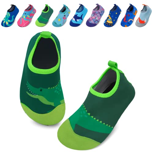 EDOTON Calcetines de Piscina Bebe, Zapatos de Playa para Niños con Suela Gruesa Antideslizante Zapatos de Playa para Niños Suaves y Duraderos