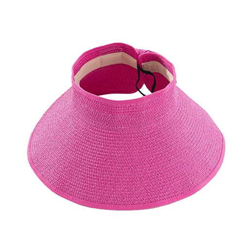 Sombrero de parasol plegable, sombrero de jardinería personalizado, sombrero de sol for mujer, sombreros de paja de verano con agujero en la cola de caballo for hombres sombrero para el sol ( Color :