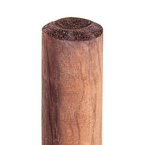 Estacas para árboles, postes de madera redondos, empalizadas, estacas de fijación (Ø5 cm x 150cm)