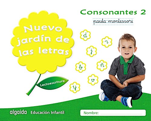 Nuevo jardín de las letras. Consonantes 2. Pauta.: Lectoescritura Pauta (Educación Infantil Algaida. Lectoescritura) - 9788490677315