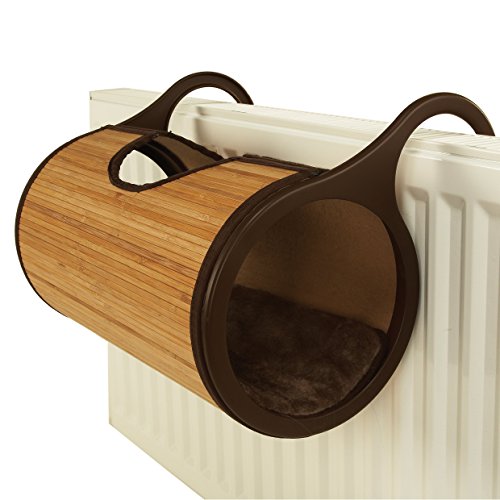 Rosewood, Cama de Gato para Colocar en radiador, Fabricada de bambú