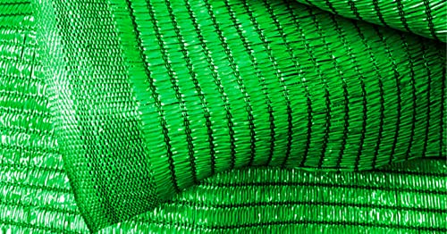 Mugar- Malla de Sombreo de Color Verde con 110g/m2-90% de Ocultación- Aporta Sombra y Privacidad (1 x 10 Metros)