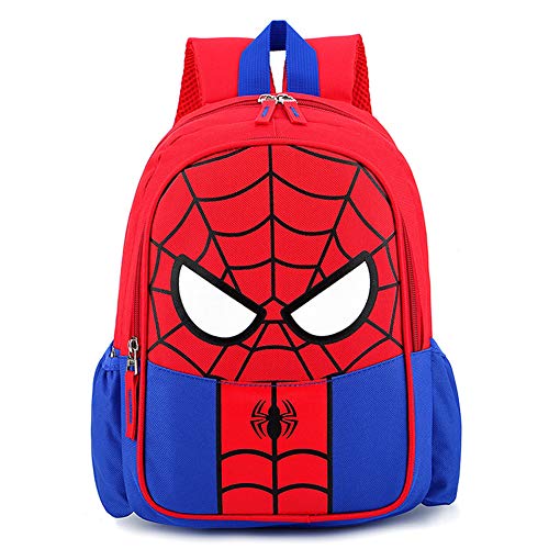 CO Spiderman Mochilas Infantiles Bolsa Escuela para Niños de Jardín de Infantes Ajustables Mochila de Libro de Niñas de Escuela Primaria