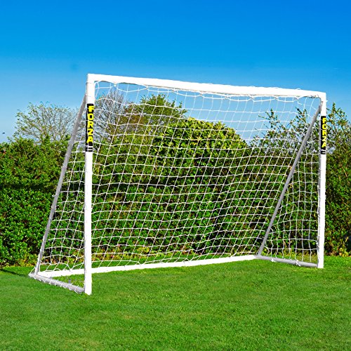 FORZA Porterías de Fútbol PVC para Jardín/Entrenamientos – Postes de Fútbol Impermeables con Red - Arco para Niños (6 Tamaños) (3m x 2m)