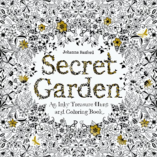 Secret Garden: An Inky Treasure Hunt and Colouring Book: 1