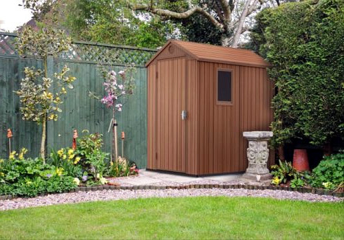 Caseta de jardín pequeña de almacenaje perfecta para terrazas, patios y mini huertos exteriores: Elige entre estas casetas compactas de pocos m2.