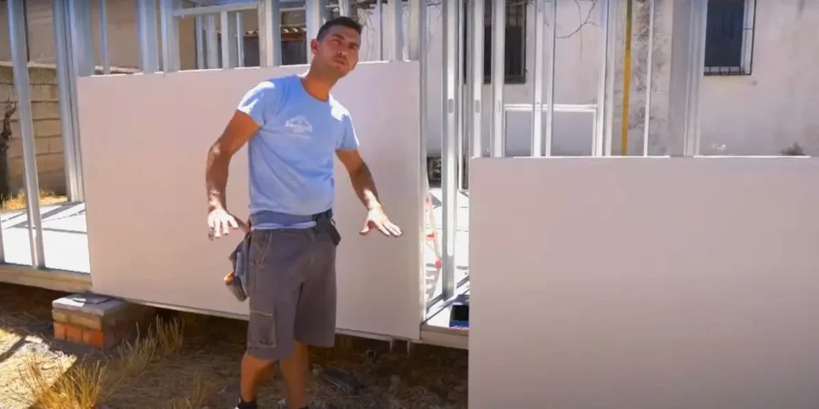 construir una caseta exterior de pladur
