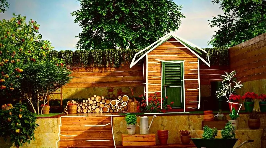 puedo poner una caseta de madera en mi terraza privada