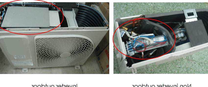 compresor unidad de exterior aire acondicionado