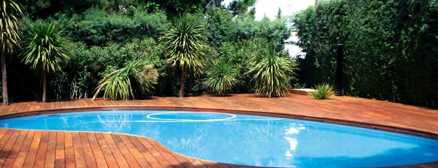 gazebos de madera para piscinas