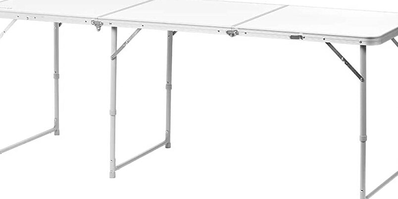 mesa de aluminio plegable camping