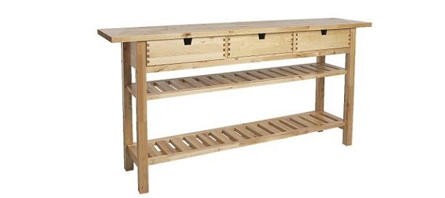 mesa ikea de madera de exterior