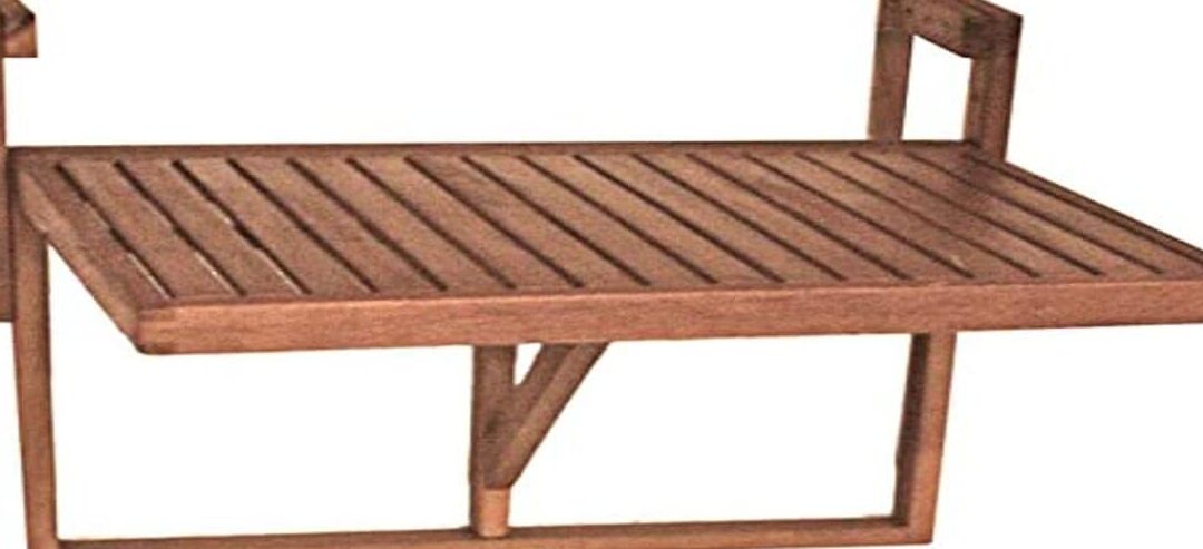 mesa plegable de madera de jardin carrefour
