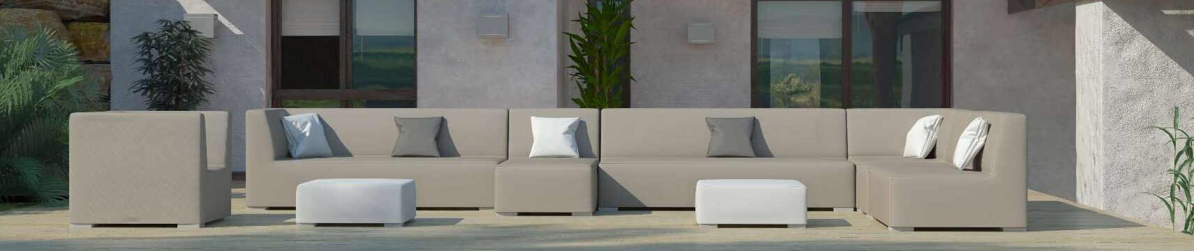 muebles de aluminio para terraza