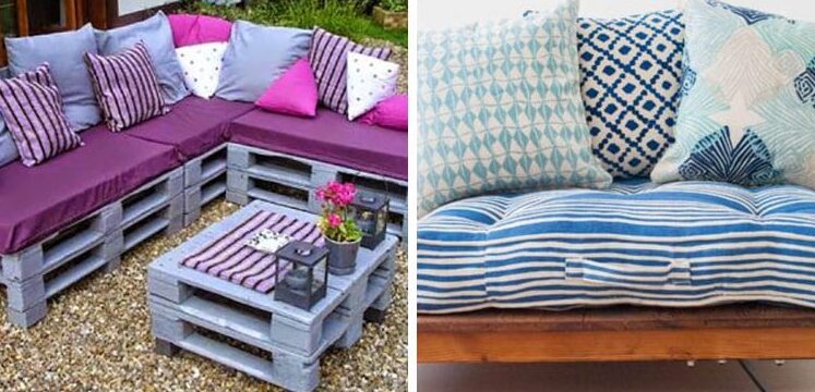 muebles de terraza hechos con palets
