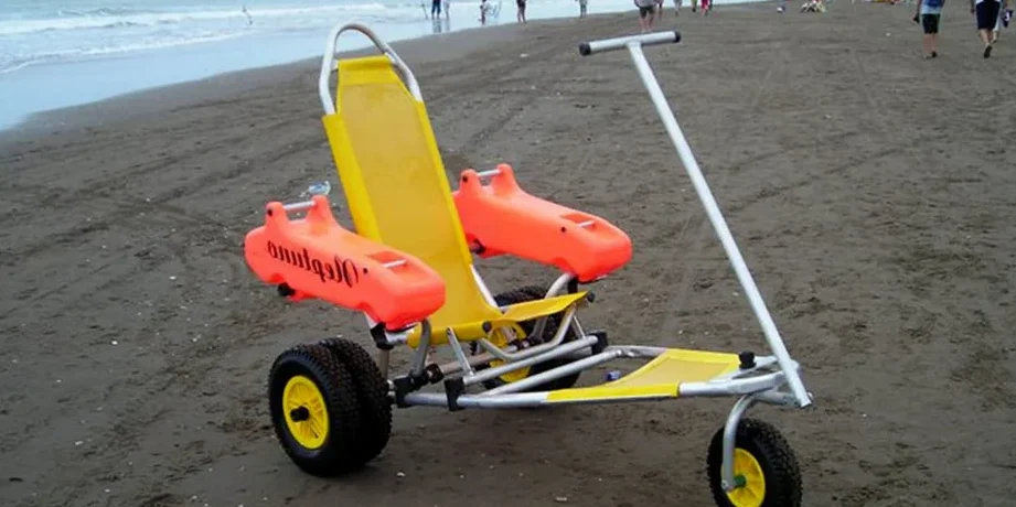ruedas de playa para silla de ruedas