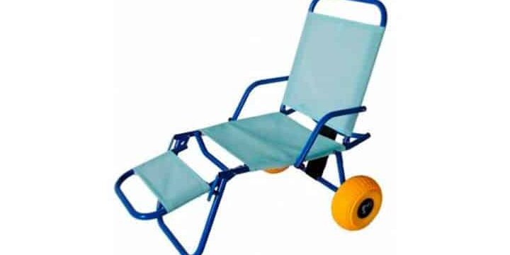 silla para la playa plegable con ruedas lidl 1